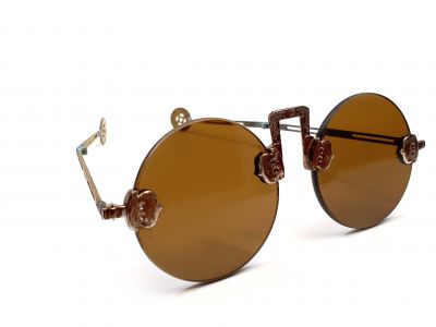 Ancienne paire de lunette Chinoise - année 70 - Solaire Ancienne paire de lunette Chinoise - année 70 - Solaire