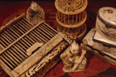 Objets en os chinois - ivoir de chine et décoration asiatique