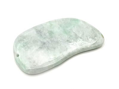 Médecine traditionnelle chinoise - GuaSha en Jade - Vert Clair Médecine traditionnelle chinoise - GuaSha en Jade - Vert Clair