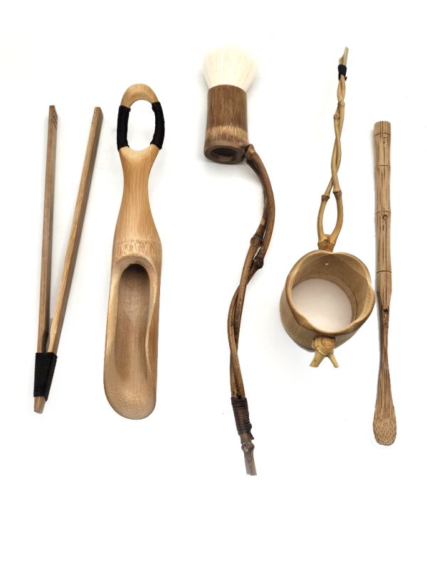 100% Natural Bamboo Tea Accessories - Tea shovel 5