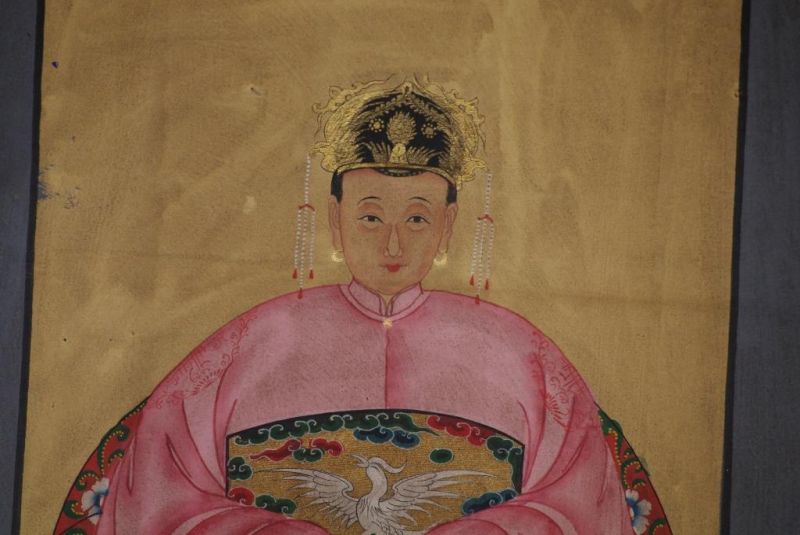 Ahnenverehrung in China Chinesische Malerei Rosa 3