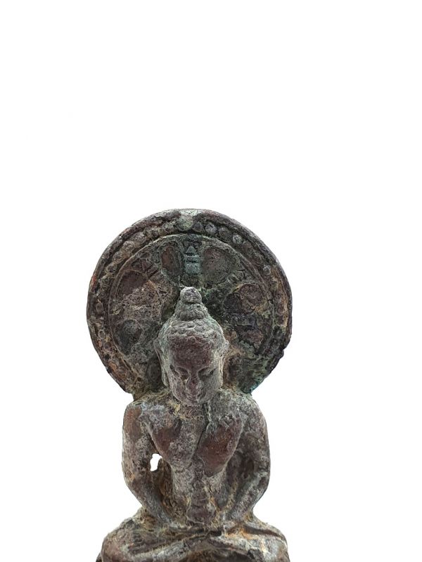 Alte Amulett Talisman - Buddha Bhumisparsa 2