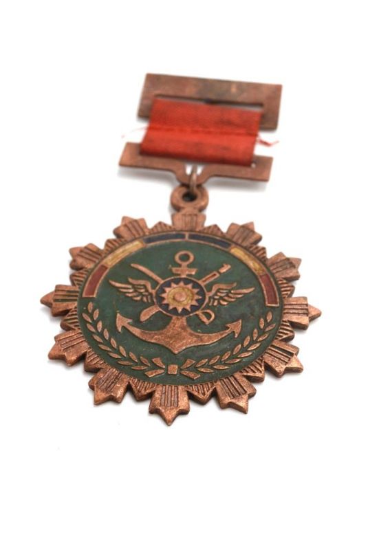 Alte chinesische Militärische Medaille - Armee-Marine 2 2