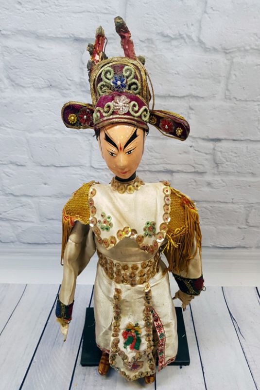 Alte chinesische Theater-Marionette - Fujian-Provinz - Hauptfigur - Mann 2