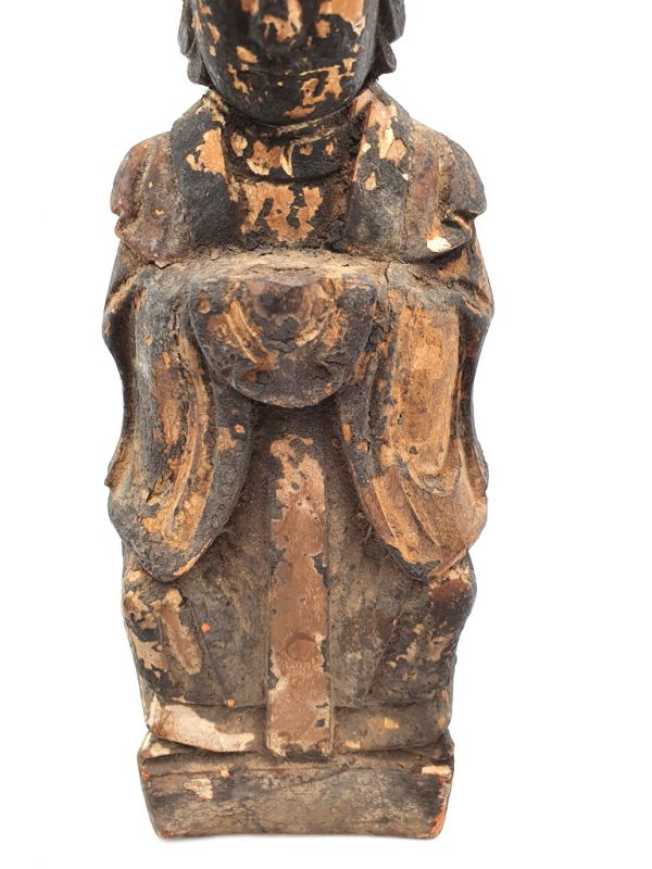 Alte chinesische Votive Statue - Qing-Dynastie-Paar 2 3