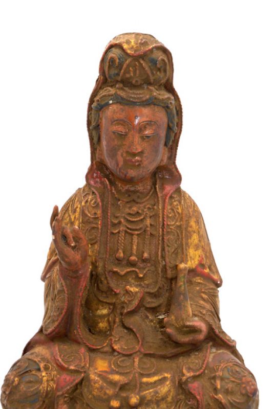 alte Reproduktion - Chinesische Votivstatue - GuanYin 2