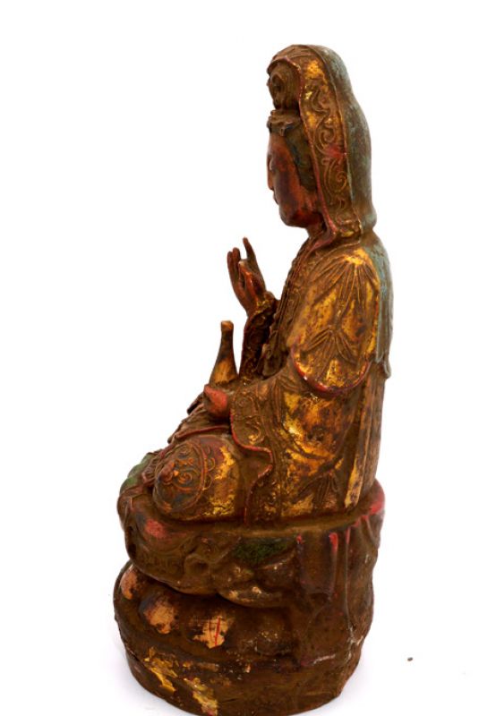 alte Reproduktion - Chinesische Votivstatue - GuanYin 4