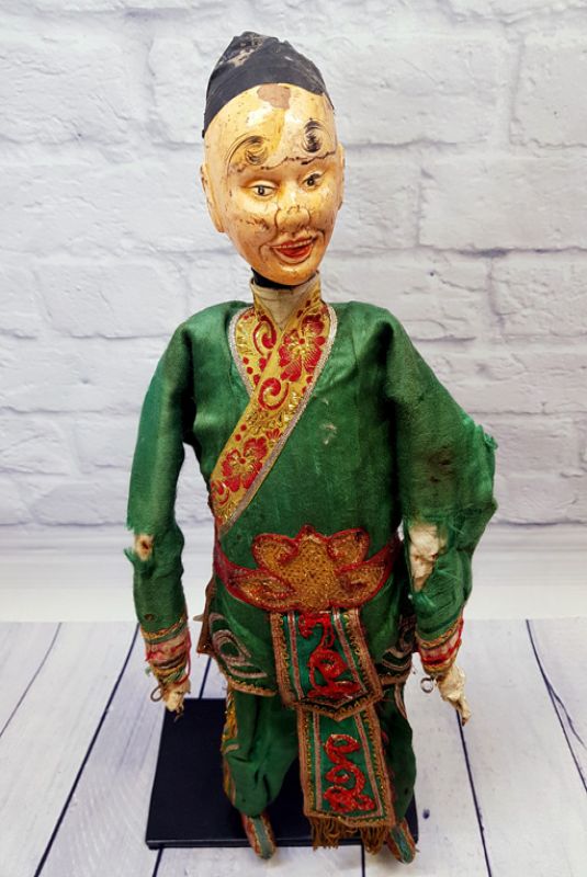 Ancienne marionnette de Théâtre chinoise - Province Fujian - Personnage  principale - Femme