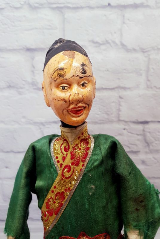 Ancienne marionnette de Théâtre chinoise - Province Fujian - Personnage  principale - Femme