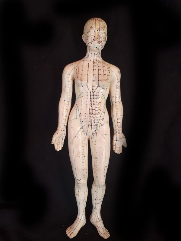 Ancient Chinese Acupuncture Statue - Plastic - Woman 7 1