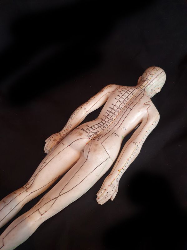 Ancient Chinese Acupuncture Statue - Plastic - Woman 7 4