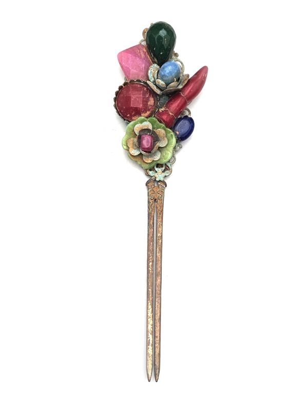 Ancient Chinese Hair Stick - Flowers 1