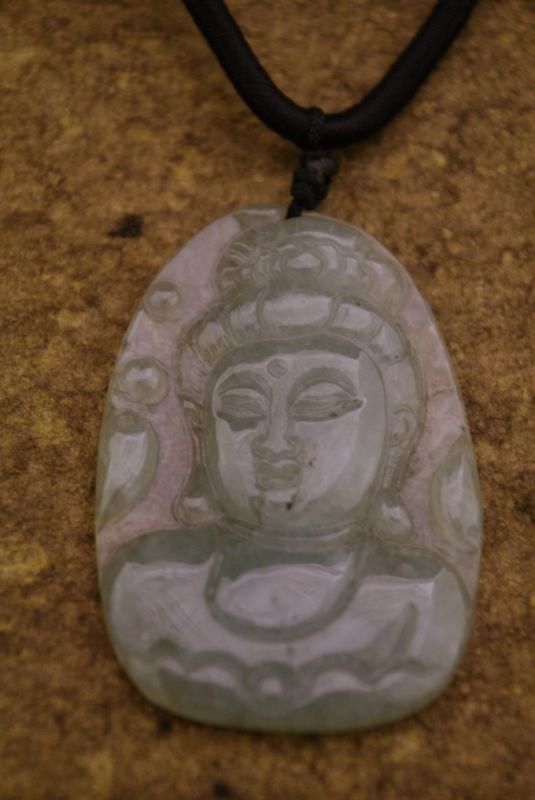 Anhänger aus Jade Buddha-Kopf 2