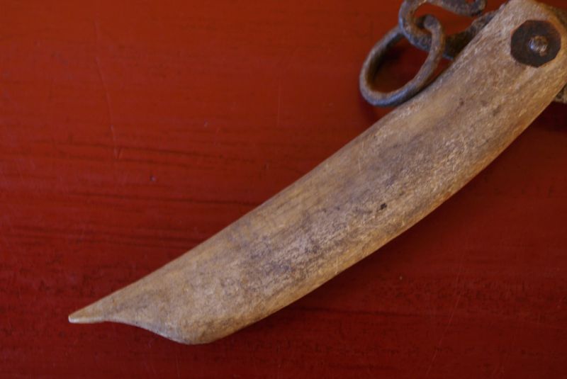 Antike Chinesische Messer Holz 3