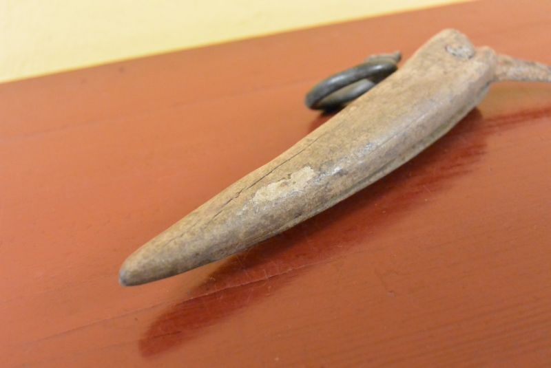 Antike Chinesische Messer Holzgriff 4