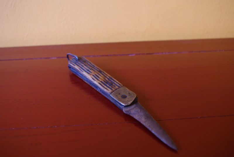 Antike Chinesische Messer Horn 3