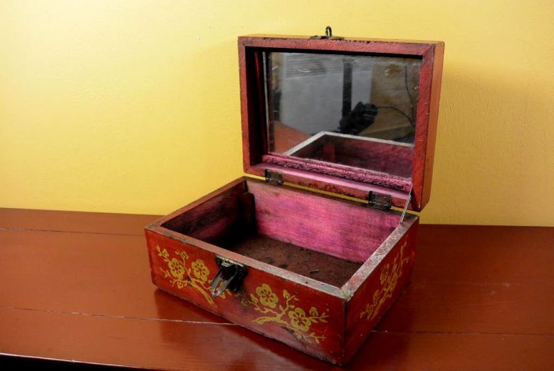 Antike Chinesische Truhe - Make-up-Box 4