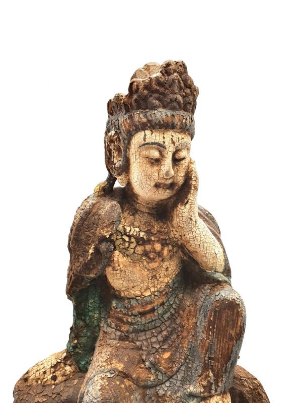 Asian wooden statue GuanYin 2