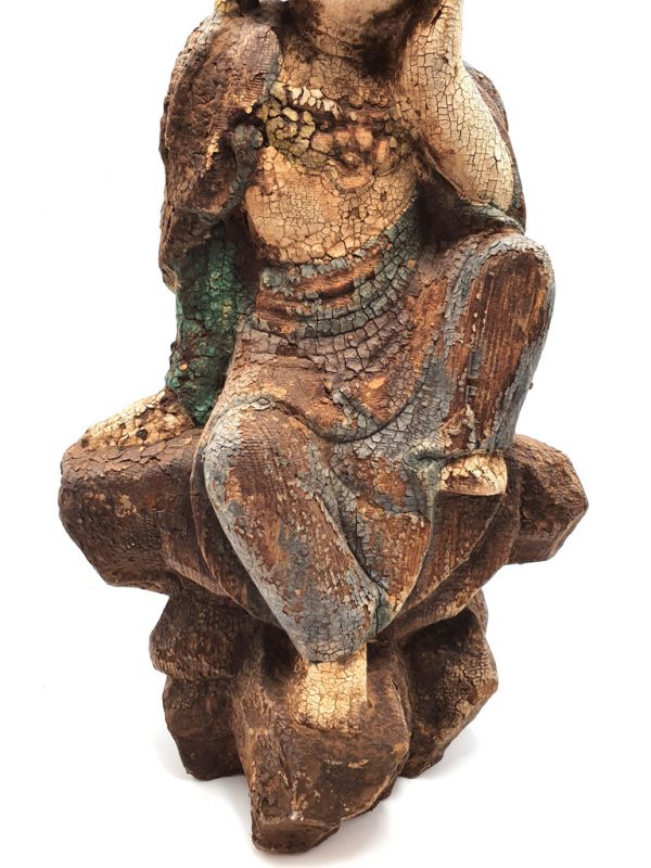 Asian wooden statue GuanYin 3