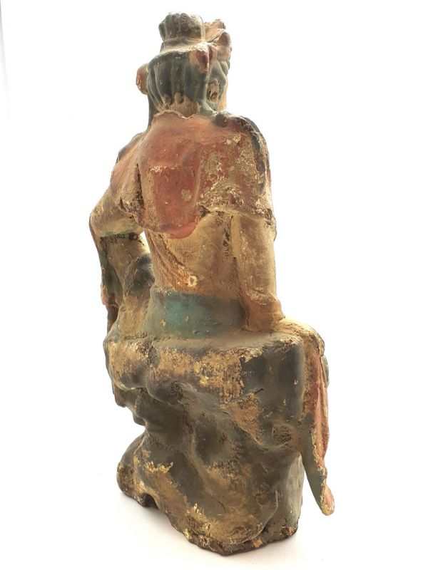 Asiatische Holzstatue GuanYin 4