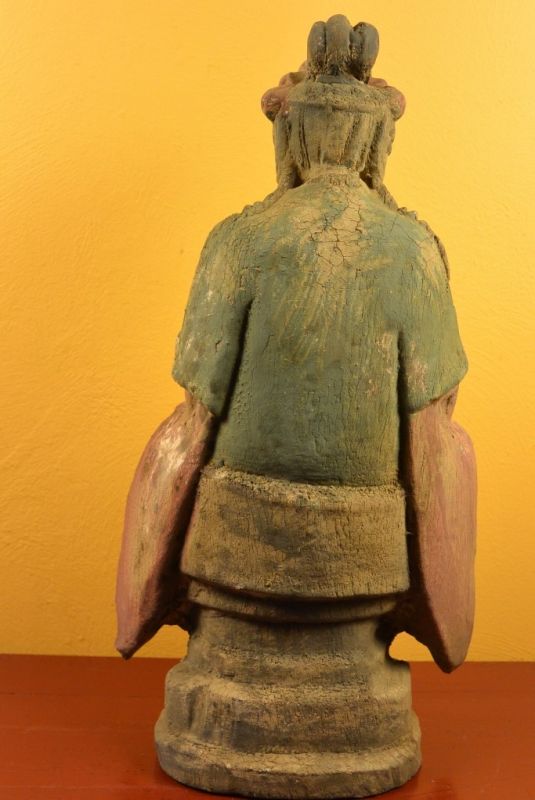 Asiatische Holzstatue Vajrayana 5