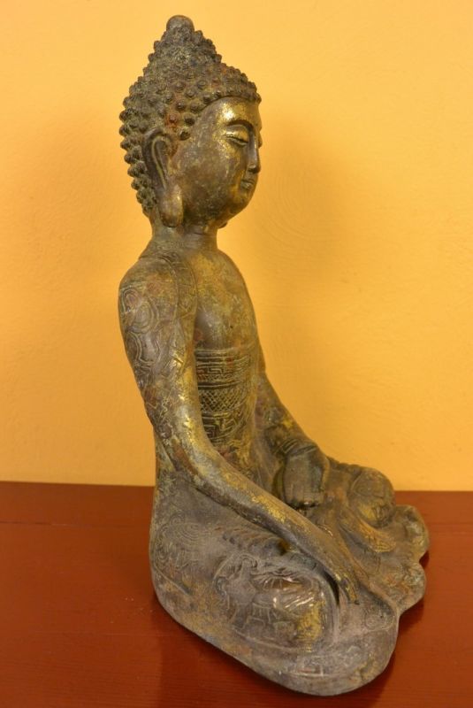 Bronze Statue Große Thai Buddha 4