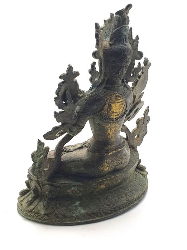 Bronze Statue Tibetische Tara 4