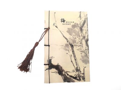 Cahier pour la calligraphie - Feuille de riz - Cerisier chinois - 80 feuilles