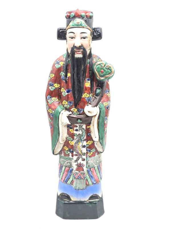 Chinese Porcelain statue The Three Stars of Happiness - God Fu Xing 1