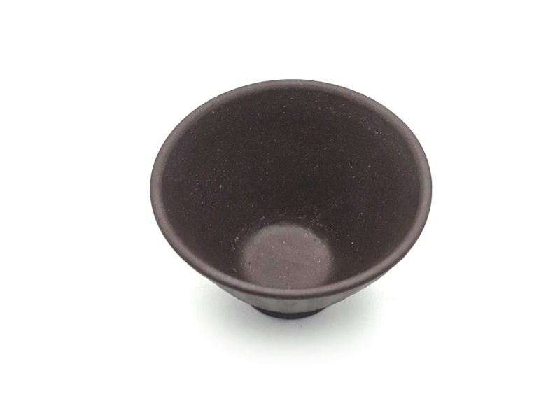 Chinese Yixing clay cups - Zi Ni Brown Clay - art of tea - Set of 2 cups - 70ml 5