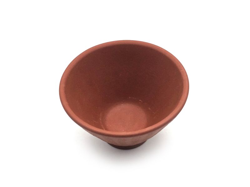 Chinese Yixing clay cups - Zi Ni Red Clay - art of tea - Set of 2 cups - 70ml 5