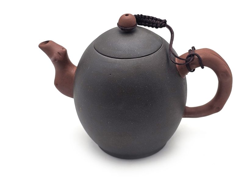 Chinese Yixing clay teapot - Zi Ni Brown Clay - art of tea - 420ml 2