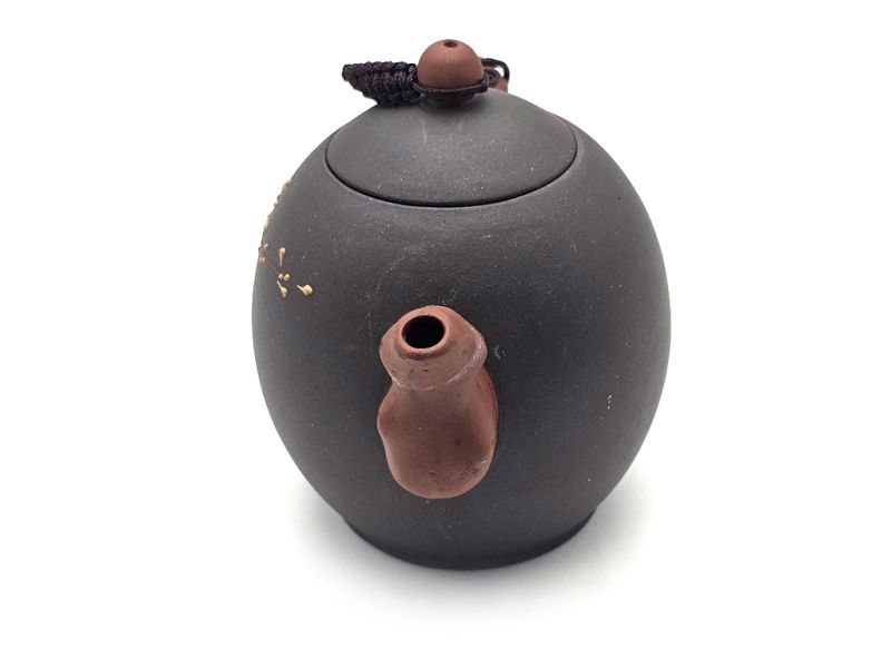 Chinese Yixing clay teapot - Zi Ni Brown Clay - art of tea - 420ml 3