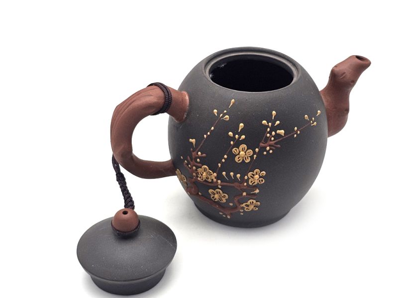 Chinese Yixing clay teapot - Zi Ni Brown Clay - art of tea - 420ml 5