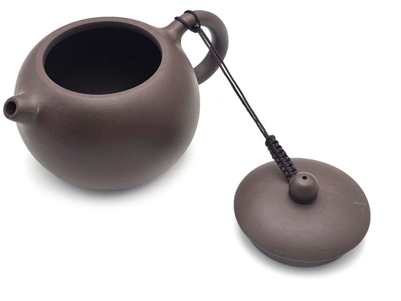 Chinese Yixing clay teapot - Zi Ni Brown Clay - art of tea - 500ml 5