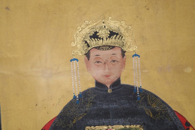 Chinesische Ahnenportraits Schwarz 4