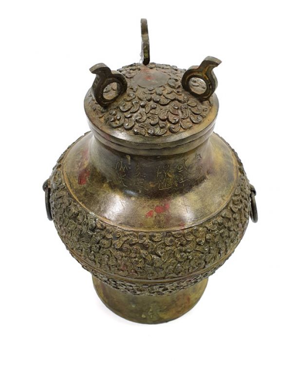 Chinesische Bronzebox - Asiatische Potiche 2