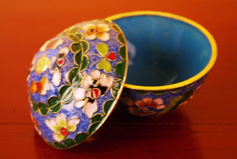 Chinesische Cloisonne-Dose 5