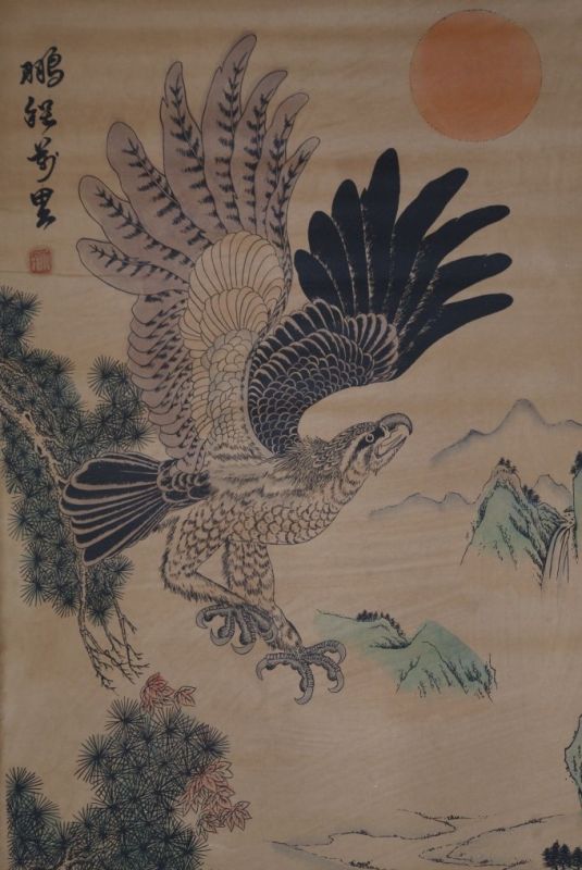 Chinesische Gemälde Adler 2