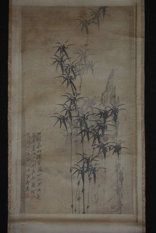 Chinesische Gemälde Kakemono Bamboo 2