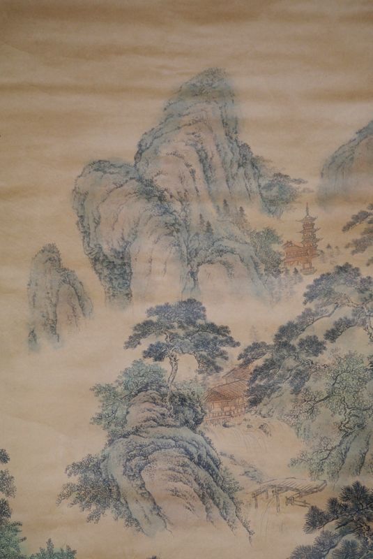 Chinesische Gemälde Kakemono Landschaft 12 2