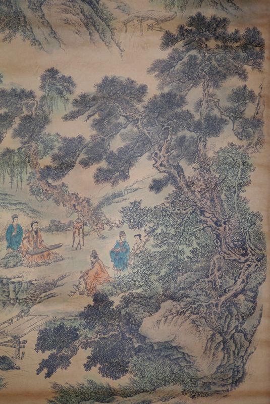 Chinesische Gemälde Kakemono Landschaft 12 3