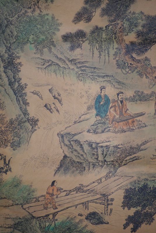 Chinesische Gemälde Kakemono Landschaft 12 4