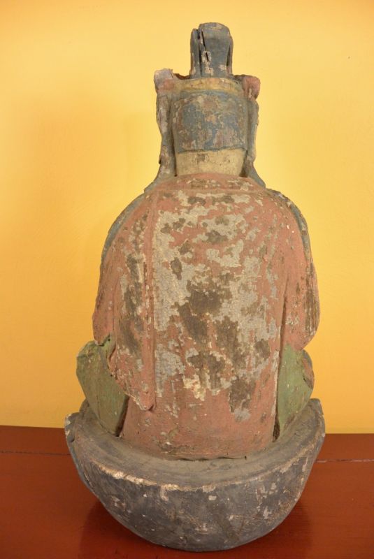 Chinesische Holz-Buddha-Statue 5