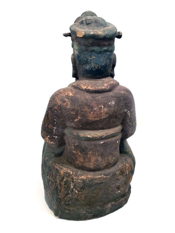 Chinesische Holz Statue Buddhist Salbei 5