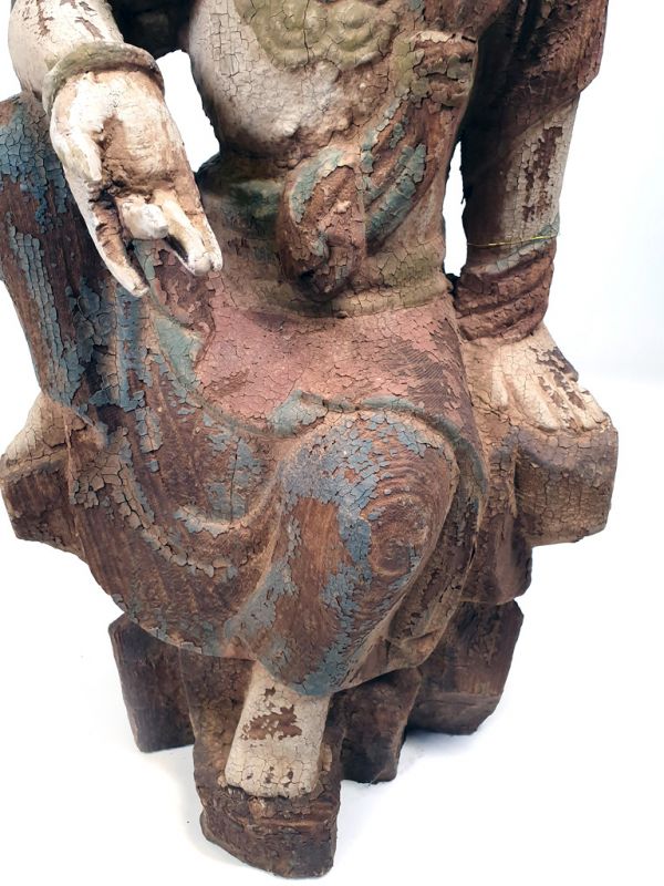 Chinesische Holz Statue - Chinesische Göttin 3