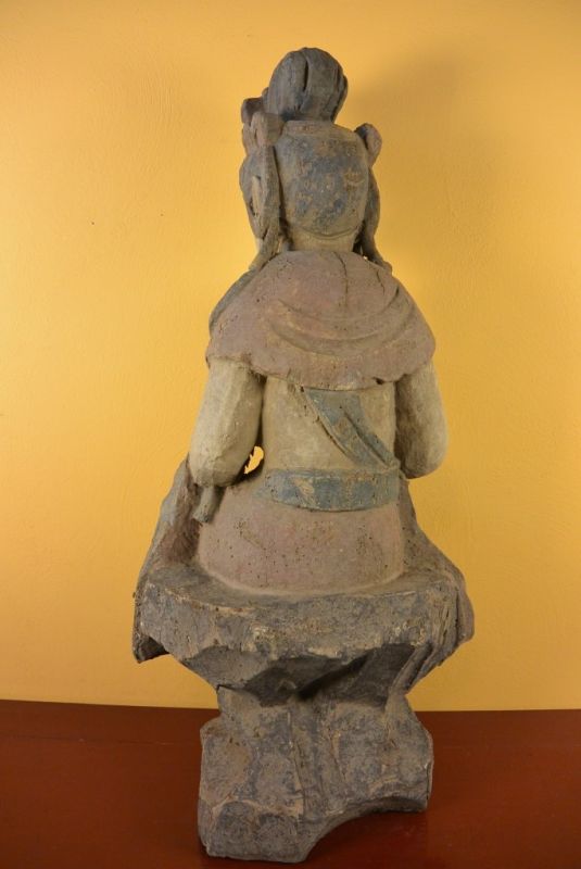 Chinesische Holz Statue GuanYin 5