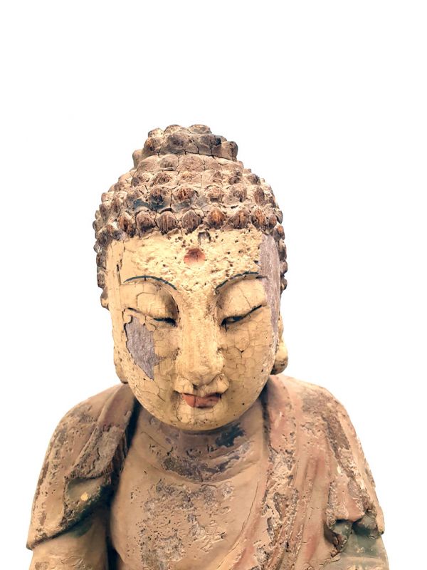 Chinesische Holzfiguren Buddha 2