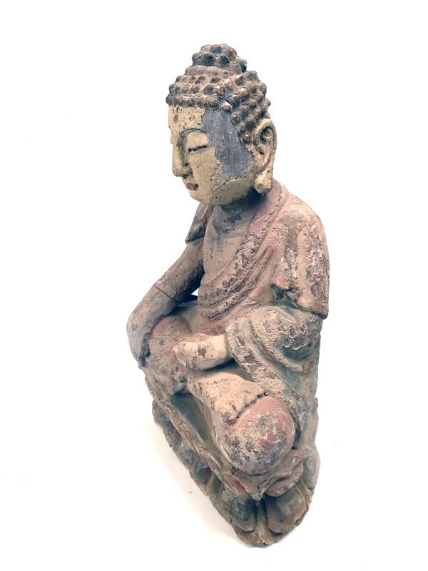 Chinesische Holzfiguren Buddha 3