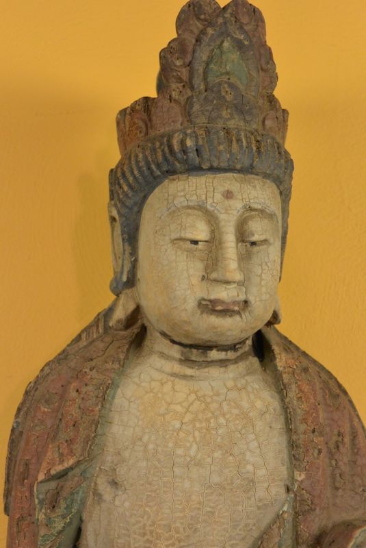 Chinesische Holzstatue Buddha 2